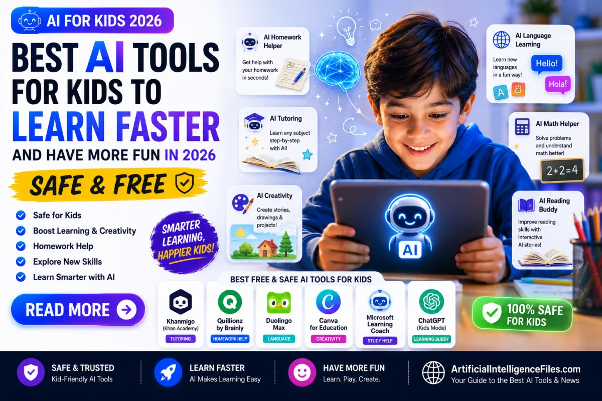 Best AI Tools for Kids to Learn Faster and Have More Fun in 2026 — Safe and Free