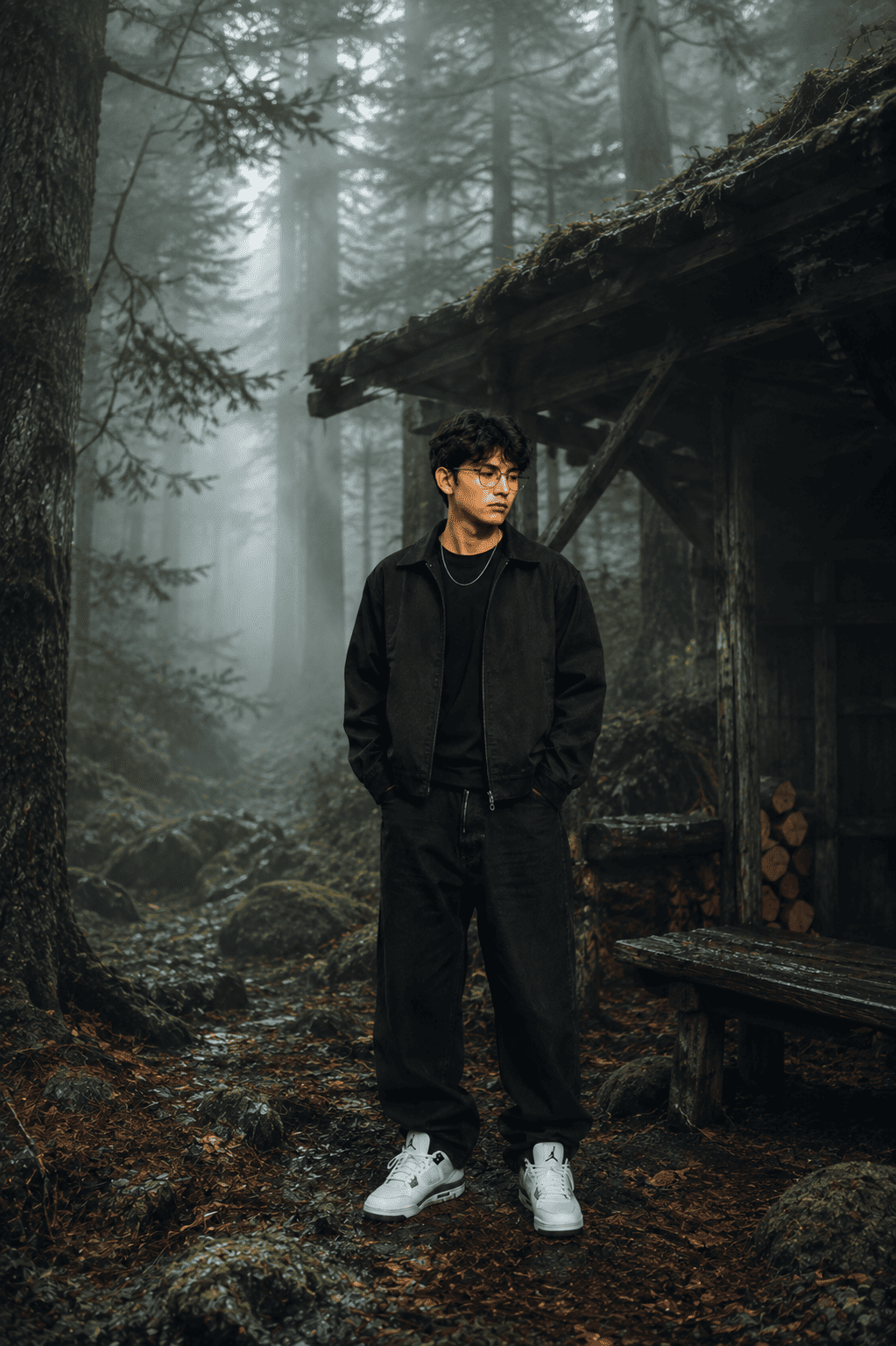 Cinematic Foggy Forest Transformation | Ultra-Realistic 4K AI Image Editing Prompt